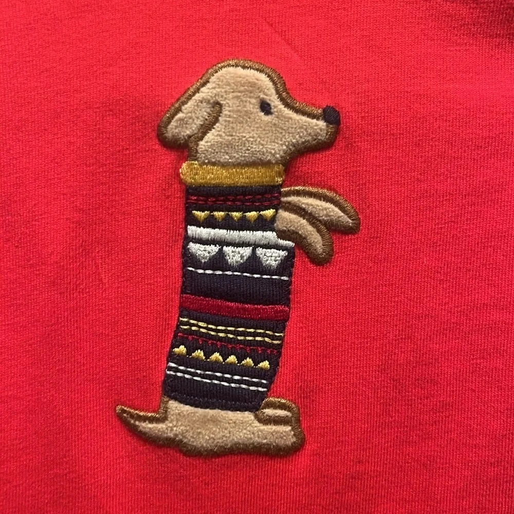 Gymboree Baby Dachshund Dog Puppy Onesie Romper Size 6-12 Months